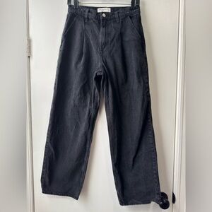 Abercrombie & Fitch Loose High Rise Black Pants